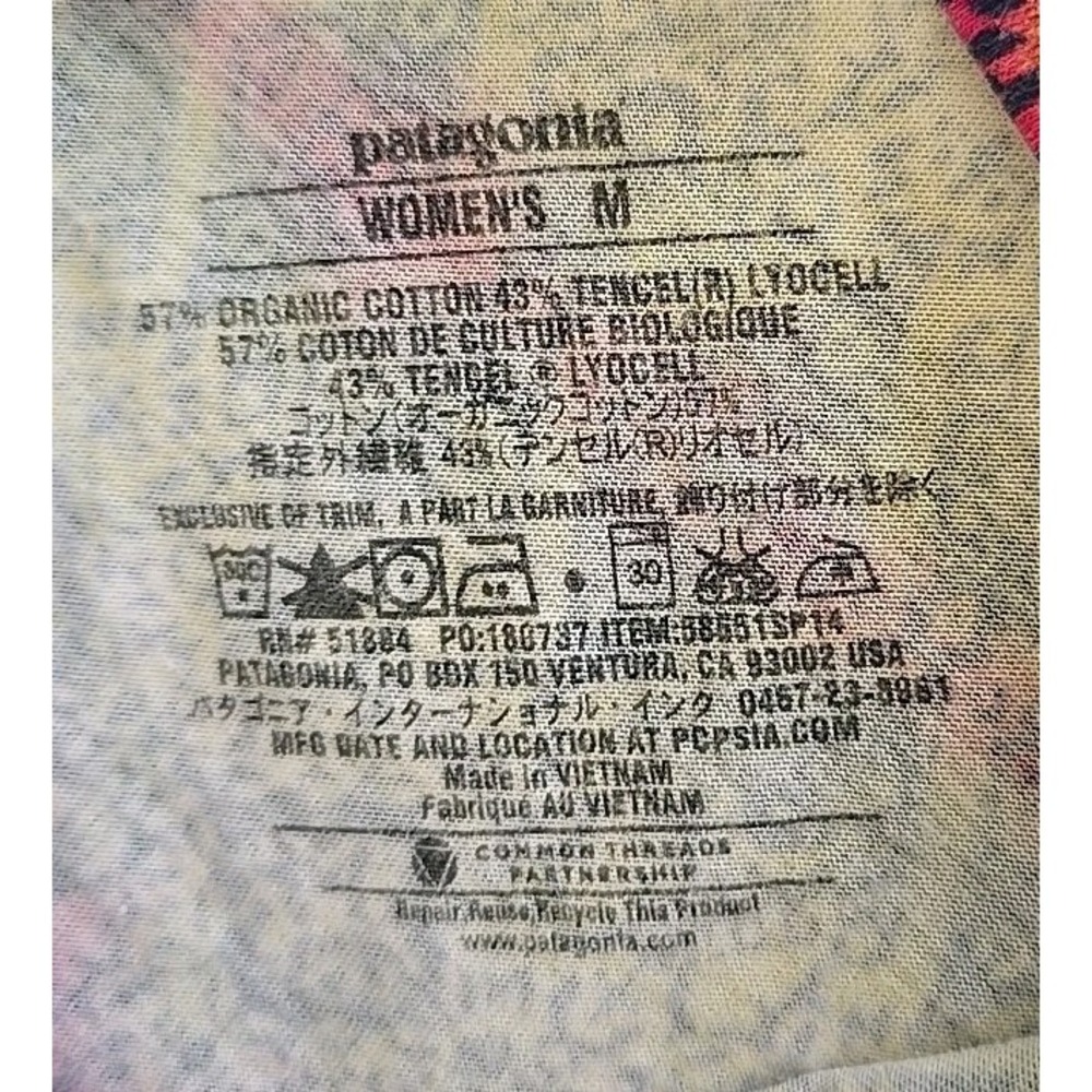 Patagonia Organic Cotton Convertible Floral Lithia Skirt/Halter Top, Size Medium - Picture 10 of 11
